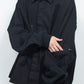 LB26AW-SH12-OWD | Light Ounce Denim Twist Sleeve Shirt | BLACK WASHED