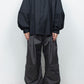 <LAST 1点> LB26AW-SH11-SCO |  SUPER140Sウール デタッチャブルスリーブシャツ | BLACK