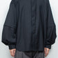 <LAST 1点> LB26AW-SH11-SCO |  SUPER140Sウール デタッチャブルスリーブシャツ | BLACK