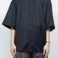<LAST 1点> LB26AW-SH11-SCO |  SUPER140Sウール デタッチャブルスリーブシャツ | BLACK