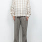 LB26AW-SH11-AMZ |  アムンゼン デタッチャブルスリーブシャツ | BEIGE CHECK