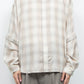 LB26AW-SH11-AMZ |  アムンゼン デタッチャブルスリーブシャツ | BEIGE CHECK