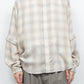 LB26AW-SH11-AMZ |  アムンゼン デタッチャブルスリーブシャツ | BEIGE CHECK