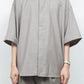 LB26AW-SH11-SCO |  SUPER140Sウール デタッチャブルスリーブシャツ | TOP GRAY
