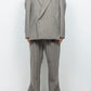 <LAST 1点> LB26AW-JK11-LTD | ノッチドラペルダブルブレストテーラードジャケット | HERRINGBONE GR