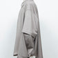 LB26AW-SH11-SCO |  SUPER140Sウール デタッチャブルスリーブシャツ | TOP GRAY