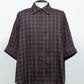 LB26AW-SH11-AMZ |  アムンゼン デタッチャブルスリーブシャツ | BROWN CHECK