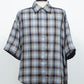 LB26AW-SH11-AMZ |  アムンゼン デタッチャブルスリーブシャツ | BLUE CHECK