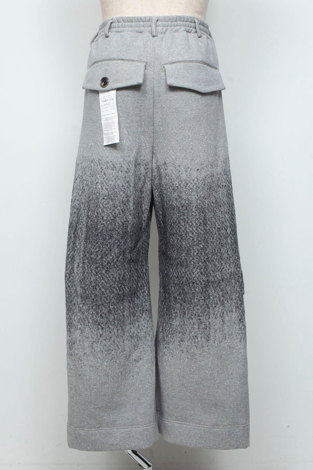 LB26AW-PT09-NDJ | グラデーションニードルパンチシンフラップバギーパンツ2.0 | GRAY BASED