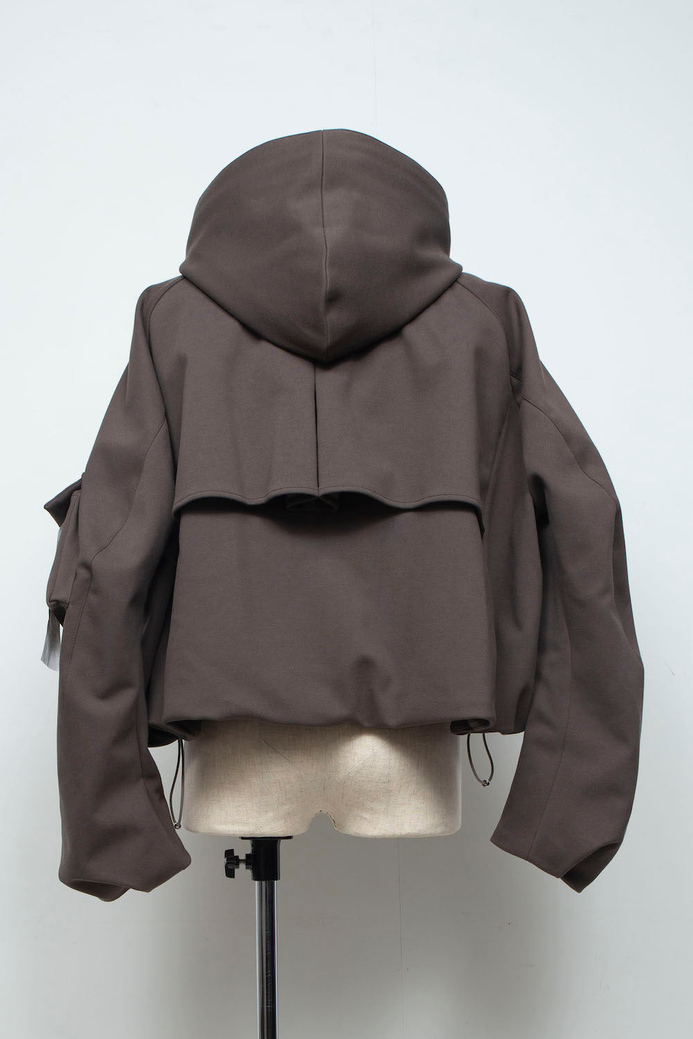 LB26AW-BL03-DFB | DOWN FABRICショートフードブルゾン | BROWN