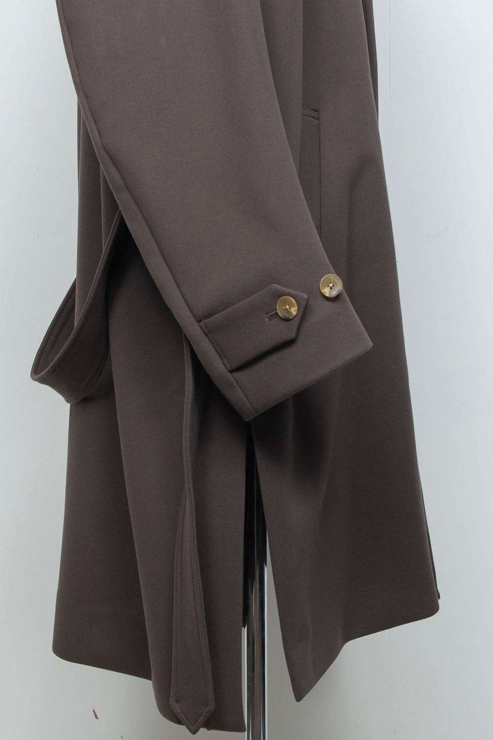 <LAST 1点> LB26AW-CO10-DFB | DOWN FABRICステンカラーコート | BROWN