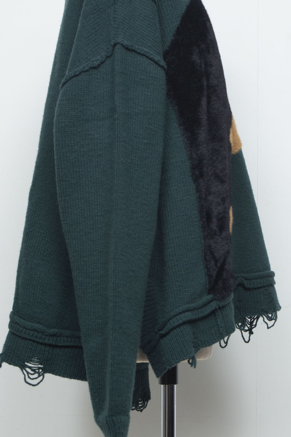 <LAST 1点> LB26AW-KN11 | ドッグモチーフインターシャセーター | JADE