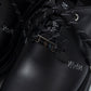 *Limited Edition* *Reprint Edition* LBLM-SHOES01 | Stitchwork Docking Leather Shoes | BLACK
