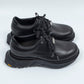 *Limited Edition* *Reprint Edition* LBLM-SHOES01 | Stitchwork Docking Leather Shoes | BLACK
