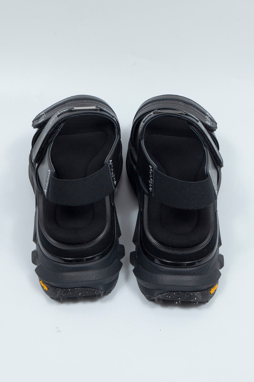 *限定* *復刻版*  LBLM-SHOES03 | ステッチワークドッキングレザーサンダル | BLACK