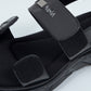 *限定* *復刻版*  LBLM-SHOES03 | ステッチワークドッキングレザーサンダル | BLACK