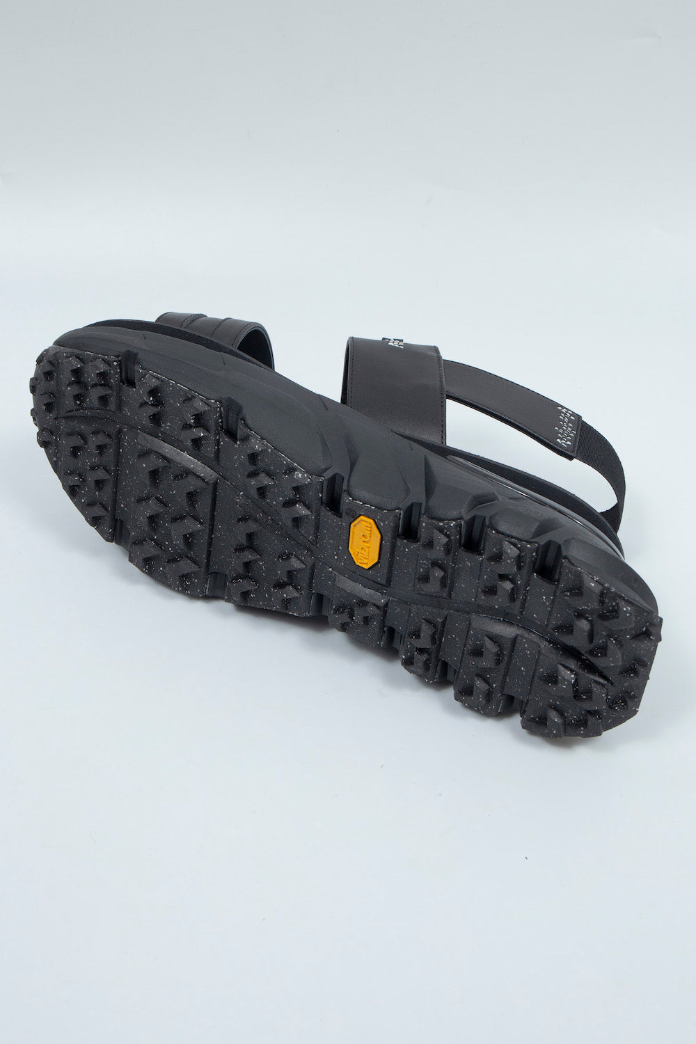 *限定* *復刻版*  LBLM-SHOES03 | ステッチワークドッキングレザーサンダル | BLACK