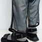 *限定* *復刻版*  LBLM-SHOES03 | ステッチワークドッキングレザーサンダル | BLACK