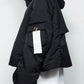 <LAST 1点> LB25AW-BL03-VTN | QUOISM®️パッティングショートフードブルゾン | BLACK