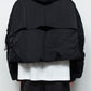 <LAST 1点> LB25AW-BL03-VTN | QUOISM®️パッティングショートフードブルゾン | BLACK