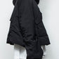 <LAST 1点> LB25AW-BL03-VTN | QUOISM®️パッティングショートフードブルゾン | BLACK