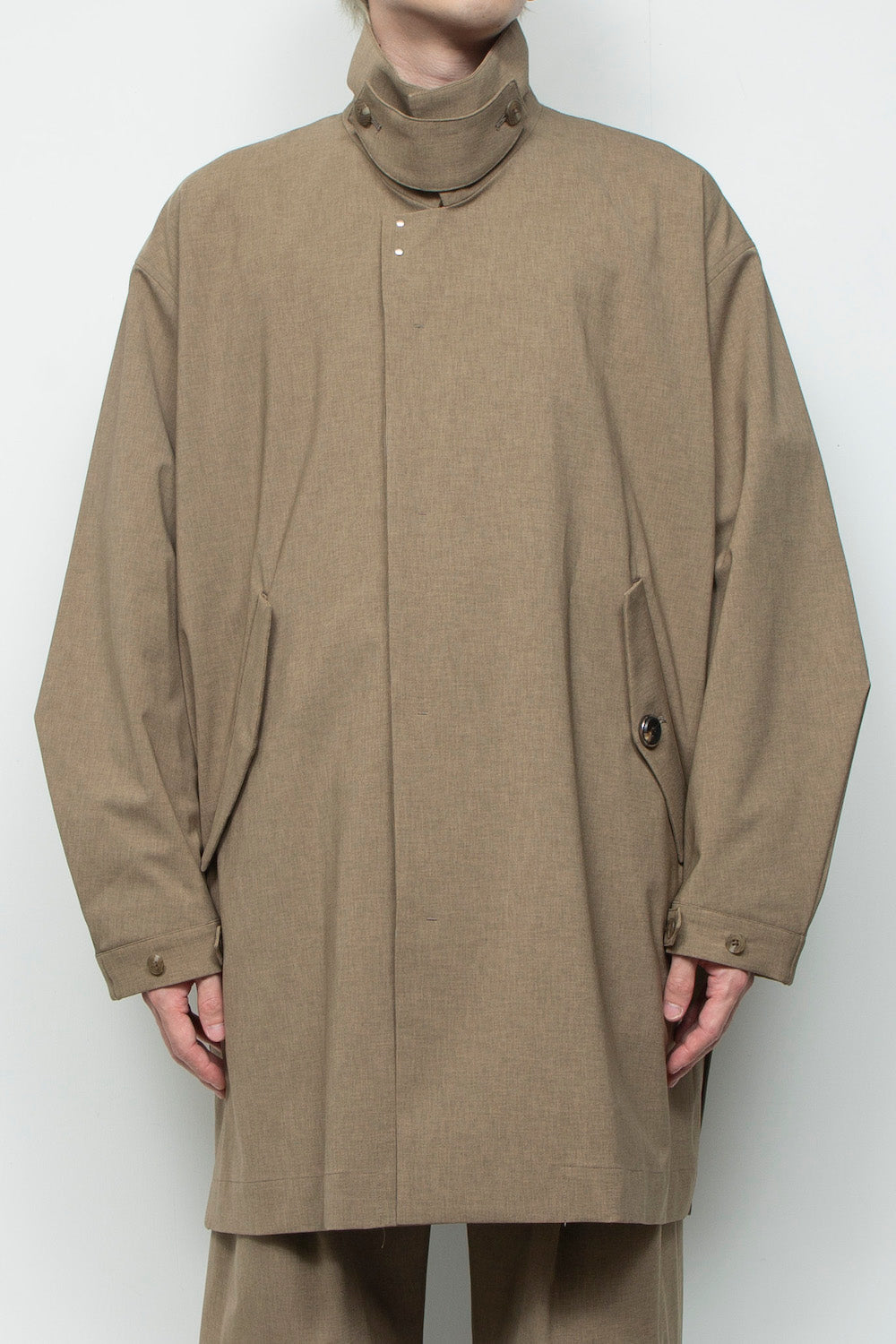 LB25AW-SHCO01-BDS | 3レイヤーボンディングスーツステンカラーライトコート | LEGHORN