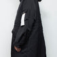 <LAST 1点> LB25AW-FC01-VTN | QUOISM®️パッティングフィッシュテールコート | BLACK