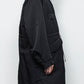 <LAST 1点> LB25AW-FC01-VTN | QUOISM®️パッティングフィッシュテールコート | BLACK