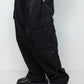 LB25AW-PT05-VTN | ヴィンテージナイロンデタッチャブルカーゴパンツ | BLACK
