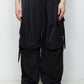 LB25AW-PT05-VTN | ヴィンテージナイロンデタッチャブルカーゴパンツ | BLACK