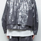<LAST 1点> LB25AW-SH09-HKW | ウォッシュドホイルコーティングショートトレンチジャケット | STEEL GRAY
