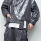 <LAST 1点> LB25AW-SH09-HKW | ウォッシュドホイルコーティングショートトレンチジャケット | STEEL GRAY