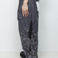 <LAST 1点> 
LB25AW-PT05-HKW | ウォッシュドホイルコーティングデタッチャブルカーゴパンツ | STEEL GRAY