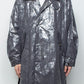 <LAST 1点> LB25AW-SHCO01-HKW | ウォッシュドホイルコーティングステンカラーライトコート | STEEL GRAY
