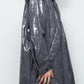 <LAST 1点> LB25AW-SHCO01-HKW | ウォッシュドホイルコーティングステンカラーライトコート | STEEL GRAY