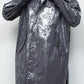 <LAST 1点> LB25AW-SHCO01-HKW | ウォッシュドホイルコーティングステンカラーライトコート | STEEL GRAY