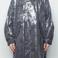 <LAST 1点> LB25AW-SHCO01-HKW | ウォッシュドホイルコーティングステンカラーライトコート | STEEL GRAY