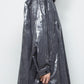 <LAST 1点> LB25AW-SHCO01-HKW | ウォッシュドホイルコーティングステンカラーライトコート | STEEL GRAY