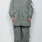 <LAST 1点> LB25AW-FC01-VTN | QUOISM®️パッティングフィッシュテールコート | SKY GRAY