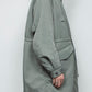 <LAST 1点> LB25AW-FC01-VTN | QUOISM®️パッティングフィッシュテールコート | SKY GRAY