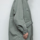 <LAST 1点> LB25AW-FC01-VTN | QUOISM®️パッティングフィッシュテールコート | SKY GRAY