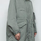 <LAST 1点> LB25AW-FC01-VTN | QUOISM®️パッティングフィッシュテールコート | SKY GRAY