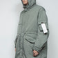 <LAST 1点> LB25AW-FC01-VTN | QUOISM®️パッティングフィッシュテールコート | SKY GRAY