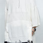 *Limited* LBLM-KNTE02 | Crushed Hand Stitch Knit T-Shirt | OFF WHITE