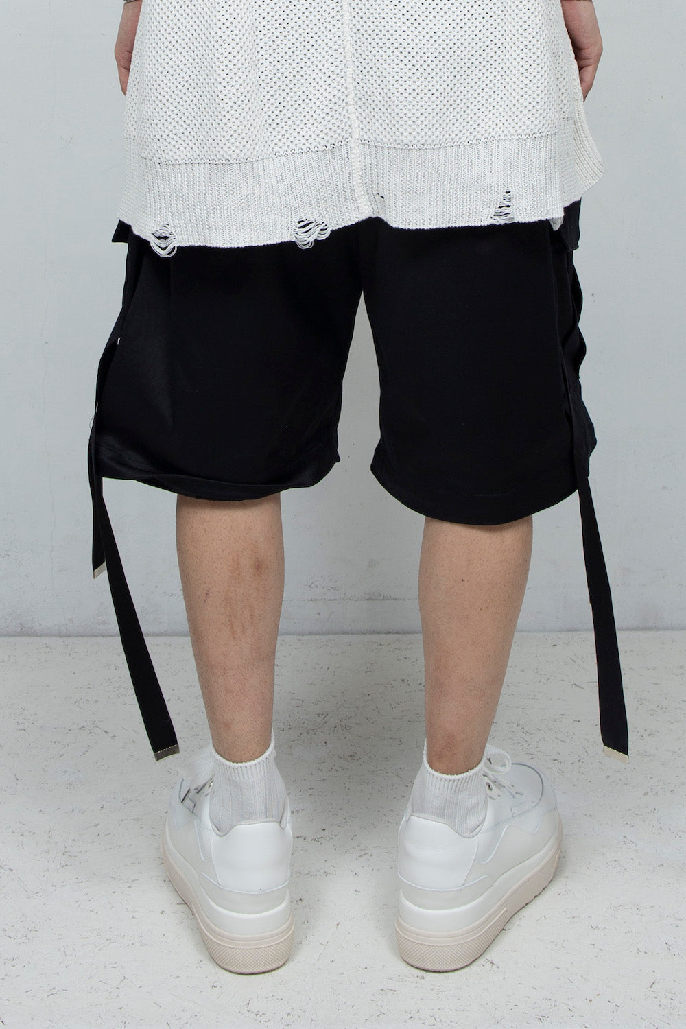 *Limited Edition* LBLM-SHOES02 | Combination Platform Sneakers | OFF WHITE