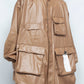 LB25SS-SH07-FFL| FAKE-FAKE LEATHER Ⅱ M-65モチーフシャツジャケット | BROWN