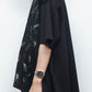 <LAST 1点> 
LB25AW-TE09-HDP | スーペリアピマコットンハンドペイントTシャツ | BLACK