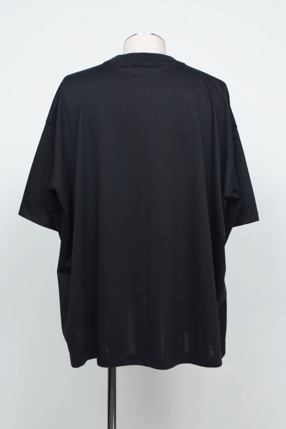 LBLM-TE09-PLN | スーペリアピマコットンオリジナルリブネックTシャツ | BLACK
