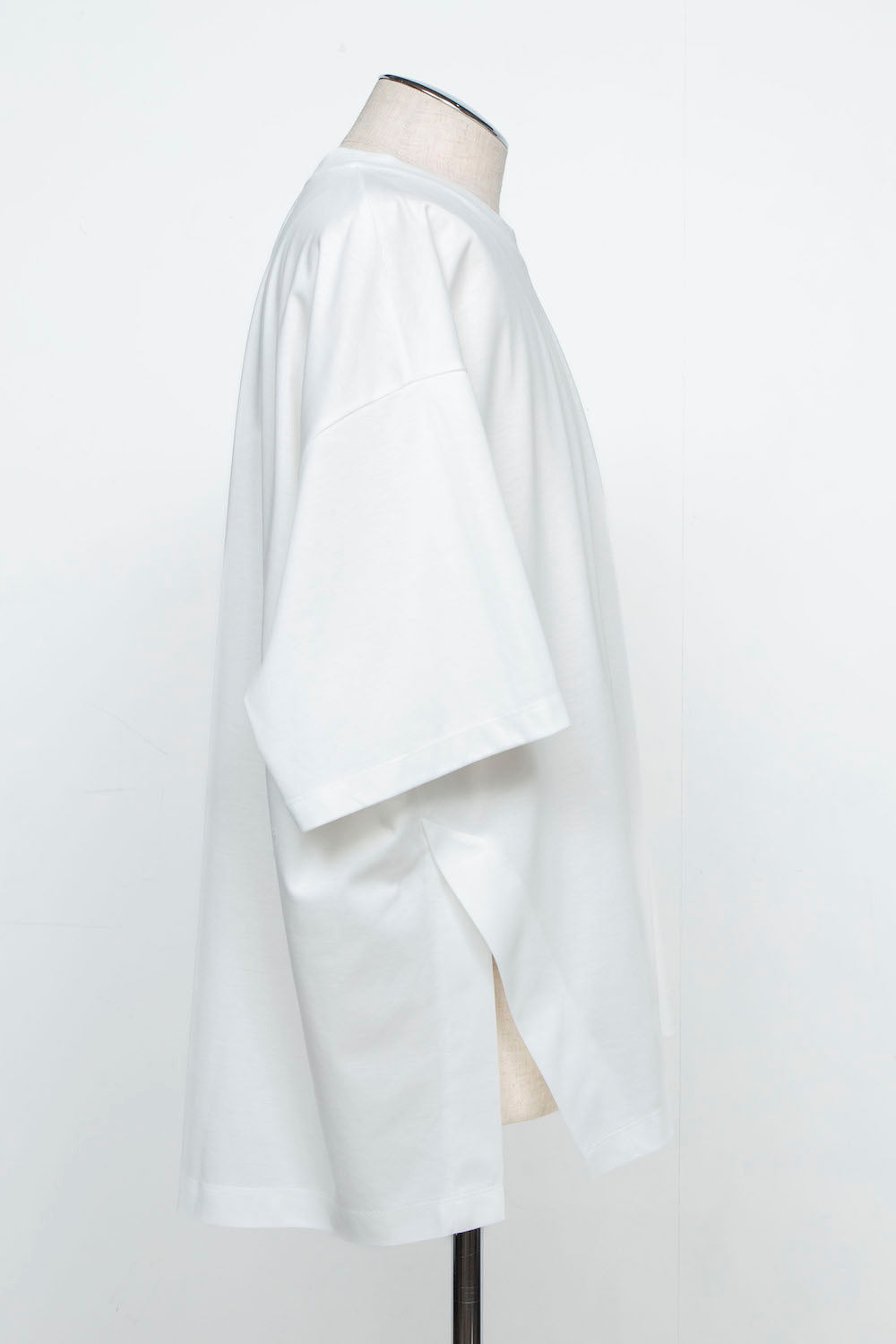 LBLM-TE09-PLN | スーペリアピマコットンオリジナルリブネックTシャツ | WHITE