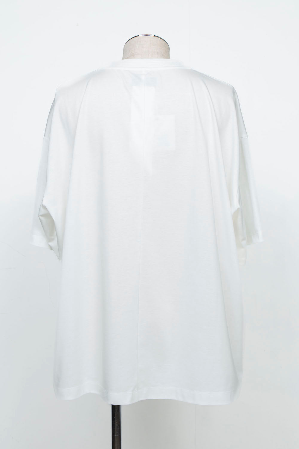 LBLM-TE09-PLN | スーペリアピマコットンオリジナルリブネックTシャツ | WHITE